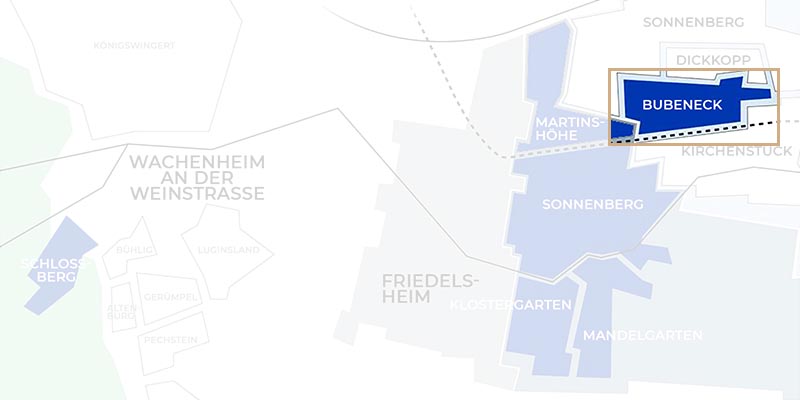 Blaul Lagekarte Bubeneck