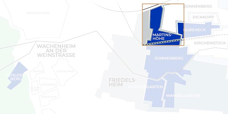 Blaul Lagenkarte Martinshöhe